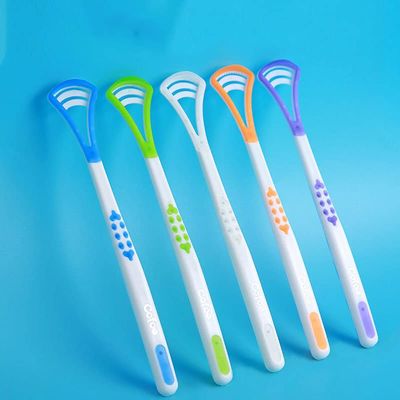 SOYDAN Three-Piece Silicone Tongue Scraper Tongue Scraper Brush Adult Children's Tongue Scraper Portable Tongue Scraper halitosis Removal Artifact Color Random 3/577