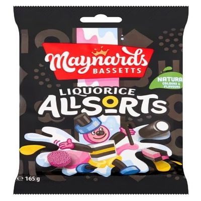 3 x Maynards Bassetts Liquorice 165g Delicious Tasty And Twisty Treat Gift Hamper For Birthday,Christmas,Easter Sold By Kidzbuzz