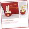 Ciieeo Chinese Style Cake Pick Longevity Noodle Birthday Decoration for Cake Space-saving Design for Celebrations and Festive Occasions view 4