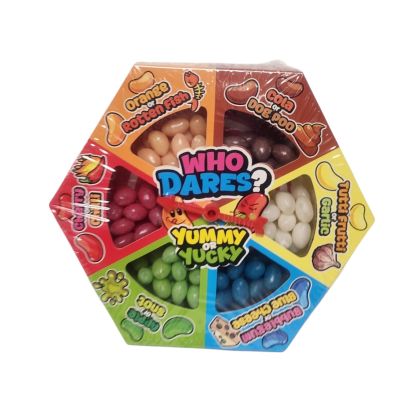 Jelly Bean Game Who Dares? Yummy or Yucky Flavour Fun Spin Wheel Game Xmas Gift (hexagon1)