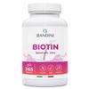 Bandini Biotin Hair Growth Supplement | 365 Vegan Tablets High Strength - 1 Year Supply | Biotin, Selenium & Zinc Complex | Healthy Skin & Nails for Women & Men | Non-GMO (Not Gummies) view 1
