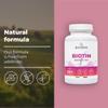 Bandini Biotin Hair Growth Supplement | 365 Vegan Tablets High Strength - 1 Year Supply | Biotin, Selenium & Zinc Complex | Healthy Skin & Nails for Women & Men | Non-GMO (Not Gummies) view 4