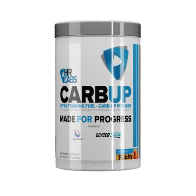 HR Labs Carb Up, Cluster Dextrin Carbohydrate Blend Intra Workout Training Fuel, Sustained Energy During Intense Training, 1.020kg and 30 Servings, Vegan (Life is Peachy)