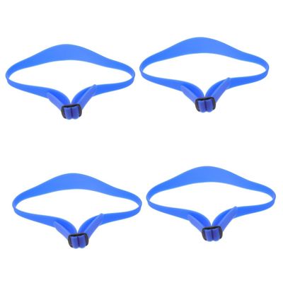 FRCOLOR 4pcs Adjustable Neckline Shaving Template Hair Fade Guide Silicone Hair Trimming Guide for Men Cutting Tools