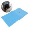 100Pcs Disposable Non-Woven Massage Table Face Cradle Hole Covers, Face Rest Cover Hole Design Good Water Absorption Breathable Disposable Headrest Cover for SPa Beauty Salon Tattoo(blue) view 3