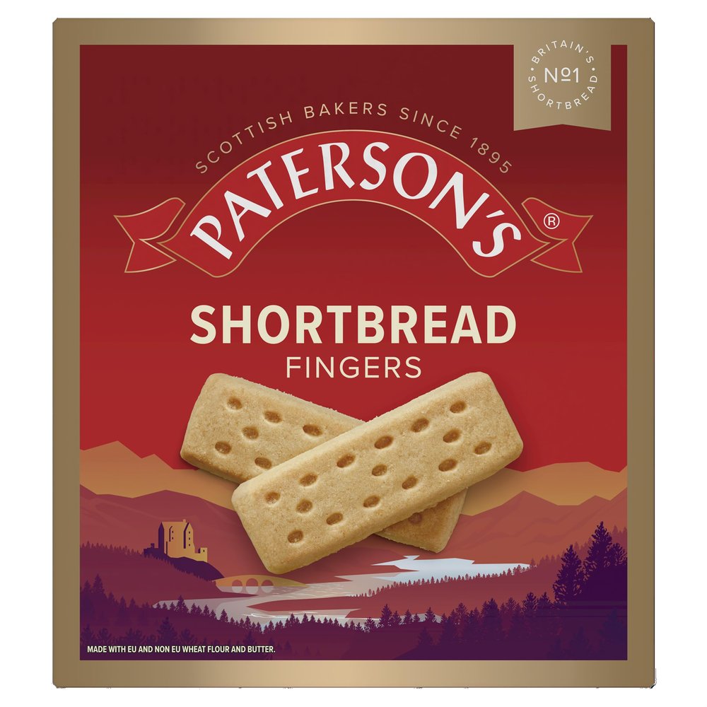 Paterson's Shortbread Fingers 300g x 14 - Classic Scottish Delight for the Seasonal Festivities!