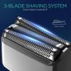 VOYOR Electric Razor for Men Electric Shavers Men Rechargeable with LCD Display Wet & Dry IPX6 Waterproof Safe Floating 3-Blade Cutterhead Not Scratch Lightweight Handheld Foil Shaver TX310 (Gray) view 3