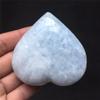 180g Natural Polished Blue Celestite Heart Crystal Love Specimen Suitable for Home Raw Stones and Minerals ZFUGEDRLI view 3