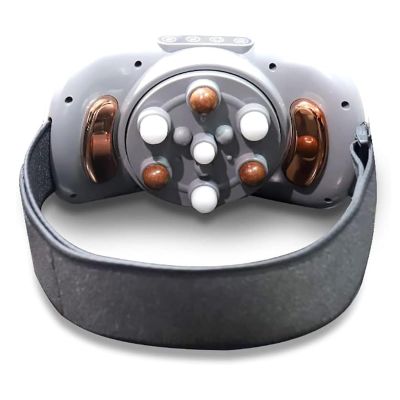 McbeAn Abdominal Massager, Electric Fast Heating Abdominal Belt with 3 Adjustable Vibration Intensities, 15mm Massage Head/15 Minutes Auto Shut Off/Forward and Reverse Massage