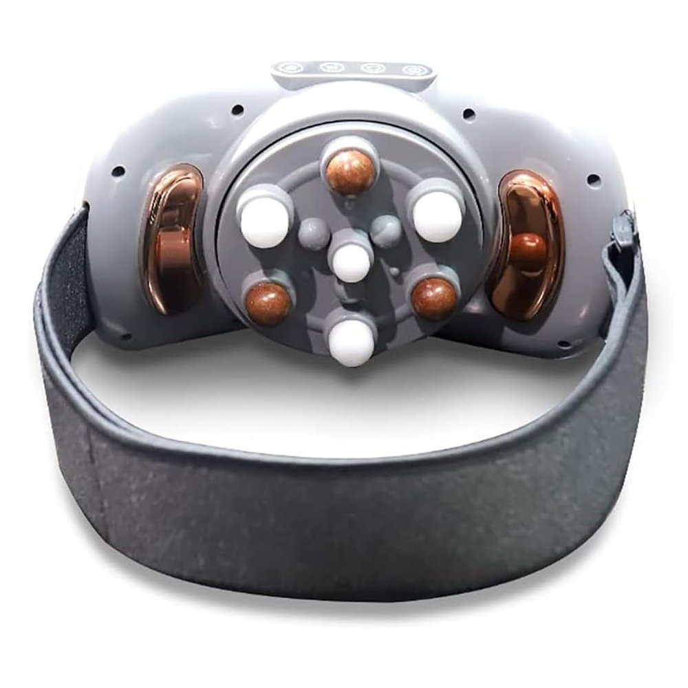 McbeAn Abdominal Massager, Electric Fast Heating Abdominal Belt with 3 Adjustable Vibration Intensities, 15mm Massage Head/15 Minutes Auto Shut Off/Forward and Reverse Massage