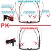 acavefox Reading Glasses Men Blue Light Blocking Computer Readers 4 Pack Magnifying Glasses Stylish Reading Eyeglasses 3.25 view 4
