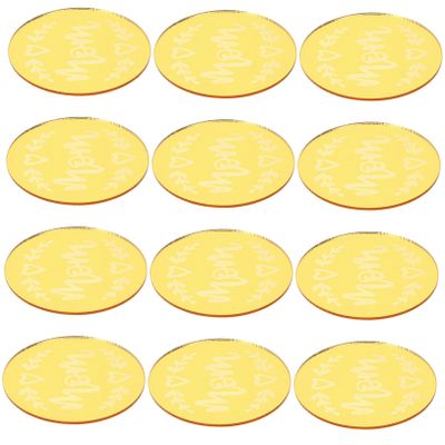 Warmhm 20pcs Edible Cake Flower Decorations Mother's Day Cake Topper Party Supply Cupcake Ornaments