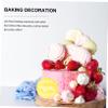 Warmhm 20pcs Edible Cake Flower Decorations Mother's Day Cake Topper Party Supply Cupcake Ornaments view 4