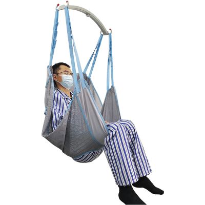 Dremdo Patient Lift Sling, Patient Aid Full Body Universal Sling, Soft Upper Torso, Full Mobility, Stable Support, Patient Lifting Sling for Walking,Gray,M