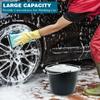 (  ) 14 Litre Plastic Builders Buckets 3 Gallon Water Storage Cement Mixing Bucket with Strong Metal Handle Construction Animal Feeding Car Wash Cleaning Bucket For Home Garden (Random) view 3