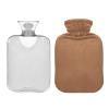 1L Large Hot Water Bottle with Cute Cover, Camel Reusable Hot Water Bag for Hot and Cold Compress, Neck, Shoulders and Legs Pain Relief, Menstrual Cramps view 1