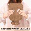 1L Large Hot Water Bottle with Cute Cover, Camel Reusable Hot Water Bag for Hot and Cold Compress, Neck, Shoulders and Legs Pain Relief, Menstrual Cramps view 4