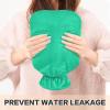 Cyan Blue Hot Water Bottle with Cute Cover, 1 Liters Hot Water Bag for Menstrual Cramps, Neck and Shoulder Pain Relief, Hot and Cold Therapies view 4