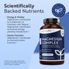 Nutravita Magnesium Supplements 5-in-1 Complex 1146mg - Which? Best Buy 2025-240 High Strength Capsules - 400mg Elemental Magnesium: Bisglycinate, Citrate, Malate, Oxide, Ascorbate - Muscles & Sleep view 2