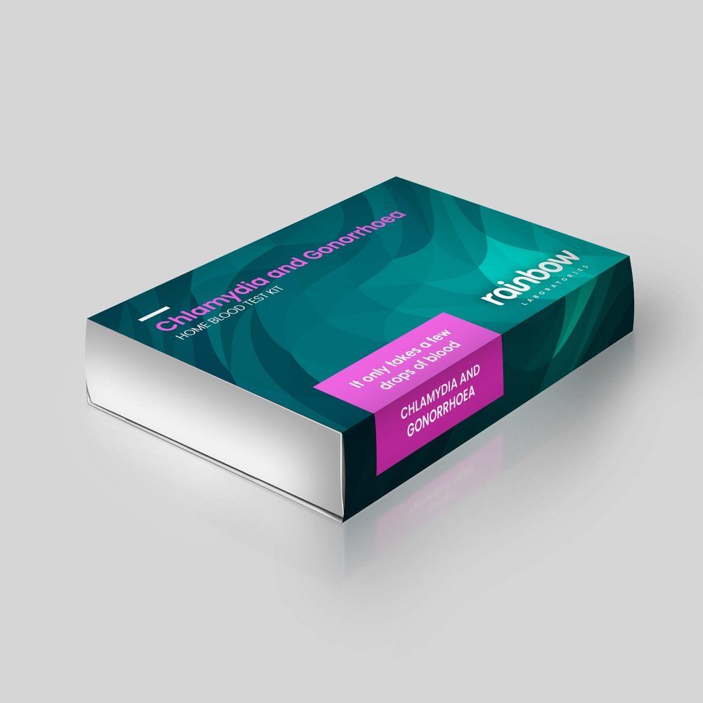 Chlamydia and Gonorrhea Test Kit for Comprehensive STI Detection and Peace of Mind by Rainbow Laboratories