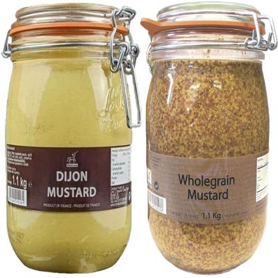 Centaur WHOLEGRAIN and DIJON Mustard Bundle 2 x 1.1kg