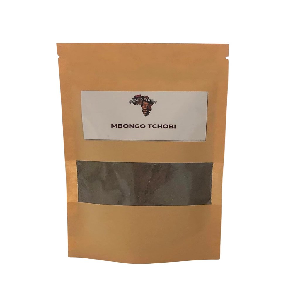 Mbongo Tchobi Ground Spice Mix - 100% Natural African Seasoning - Ideal for Sauces & Traditional Dishes - 50g
