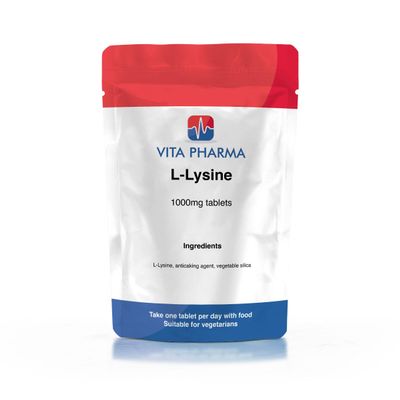 VITA PHARMA L-Lysine 1000mg 60 Tablets