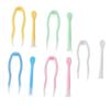 LALAFINA 15sets Surgical Tweezers Lens Inserter Remover Kit Scratch Tool for Glasses Compact Travel Tweezers view 2