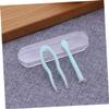 LALAFINA 15sets Surgical Tweezers Lens Inserter Remover Kit Scratch Tool for Glasses Compact Travel Tweezers view 3