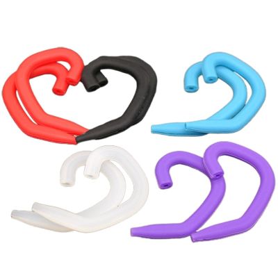 LALAFINA 10 Pairs Soft Silicone Earhook Mask Hanging Hook Multi-Colour Ear Straps Ear Protective Mask Hanger Comfortable Sports Accessory