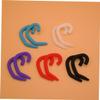 LALAFINA 10 Pairs Soft Silicone Earhook Mask Hanging Hook Multi-Colour Ear Straps Ear Protective Mask Hanger Comfortable Sports Accessory view 4