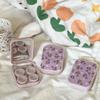 Fituenly Contact Lens Cases Travel Contact Lens Holder Blue Pink Purple Portable Kit Case with Two Solution Bottle Tweezers Wearing Stick view 4