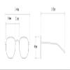 PARWANA Oversized Cat-Eye Reading Glasses Women Anti Blue Light Eyewear Computer Readers Personality Anti UV Flat Light Mirror (Color : Clear-white, Size : +150) view 3