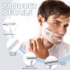 MFCGHXR Disposable Razor, 100 Pcs Disposable Razors for Men, Disposable Two Blade Shaving Razor, Black White Disposable Razor, for Men/Women's Grooming, Body & Face Shaver view 3