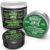 Gnarly Joe Beard Rescue & Revive Gift Pack - Beard Softener 85ml & Exfoliant 50g Set for Men - Beard Cream & Face Scrub with Cocoa Butter, Peppermint & Coconut - Beard Conditioner - Made in UK view 1