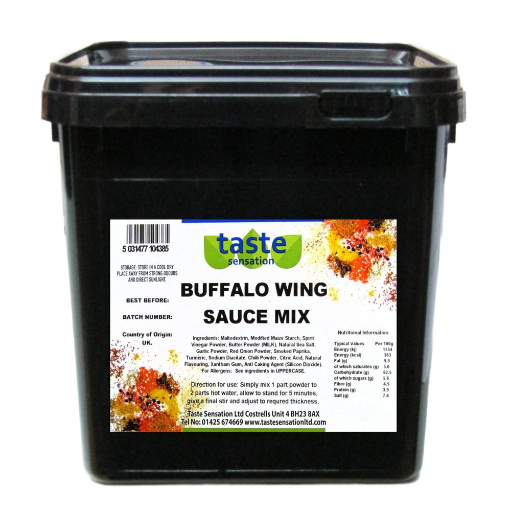 Buffalo Wing Sauce Mix Powder - 2.5kg Catering Tub
