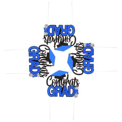 IMIKEYA 4pcs Congrats Cake Picks Graduation Theme Cake Toppers for Desserts Stylish Decoration for High School College Graduation Parties Unique Festive Design