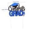 IMIKEYA 4pcs Congrats Cake Picks Graduation Theme Cake Toppers for Desserts Stylish Decoration for High School College Graduation Parties Unique Festive Design view 2