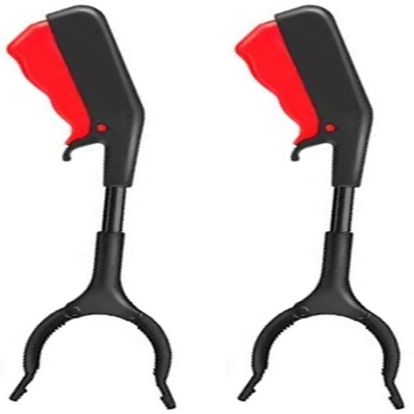 Grabber Reacher 2 pack Suction Cup Grip Tool- Long Short Foldable Strong Heavy Duty Pick Up Stick - Lightweight Trash Litter Picker Claw Extended Gripper Nabber Assist for Elderly ( Size : 12inch(2pcs