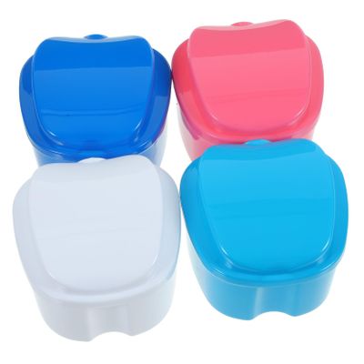 GOOHOCHY Set of 4 Storage Boxes Filter Layer Portable Retainer Holder for Travel and Camping Daily Use Container