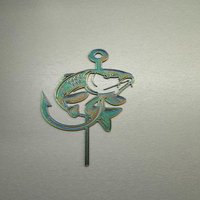 Fishing, Fish Fishing Hook No. 4 Cake Topper Birthday Cake Topper