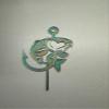 Fishing, Fish Fishing Hook No. 4 Cake Topper Birthday Cake Topper view 1
