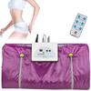 CYMYYDS Sauna Slimming Blanket Detoxifies Beauty, Far Infrared Sauna Blanket, Upgraded Version Zipper Type Body Shaper Detox Therapy Anti Aging Beauty Machine, 180X80cm,Purple view 1