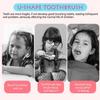 4 Pieces U-Shaped Silicone Toothbrush, Full Mouth Children's Toothbrush, Suitable for 2-3-6-12 Years Old, Massage Gums and Clean Teeth 360 Oral Care (Blue) view 4