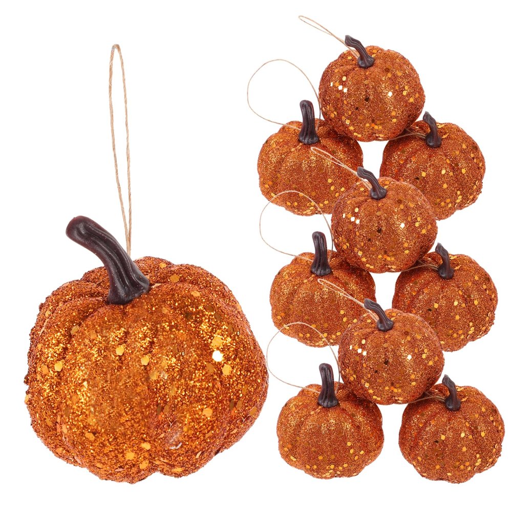 Cabilock 20 Pcs Foam Pumpkin Mini Small Artificial Pumpkins Lifelike Farmhouse Wedding Centerpiece Ornament Halloween Decoration Small s Little Fake