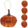 Cabilock 50 Pcs Foam Pumpkin Artificial Pumpkins Glitter Pumpkins Dining Room Decor for Table Fall Harvest Fake Mini Halloween Ornament Little Pumpkin Miniature view 1