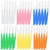 Bmeigo 60pcs Interdental Brushes,6 Sizes Dental Brush with Case for Between Teeth and Gums Small Orthodontic Brushes for Braces Gap Interspace Cleaning(0.4mm, 0.6mm, 0.7mm, 0.8mm, 1mm, 1.5mm) view 1