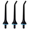 Flosser Replacement Tips for Hangsun, Nicwell, COSLUS, Mospro, Zerhunt Water Flosser, Oral Irrigator Jet Tip Nozzel Black, 3 Pack view 1