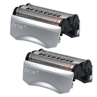 Braun Series 7 Electric Shaver Foil Replacement Heads - 2 Pack Compatible with 720cc, 730cc, 735s, 750cc, 760cc, 790cc, 795cc Shavers