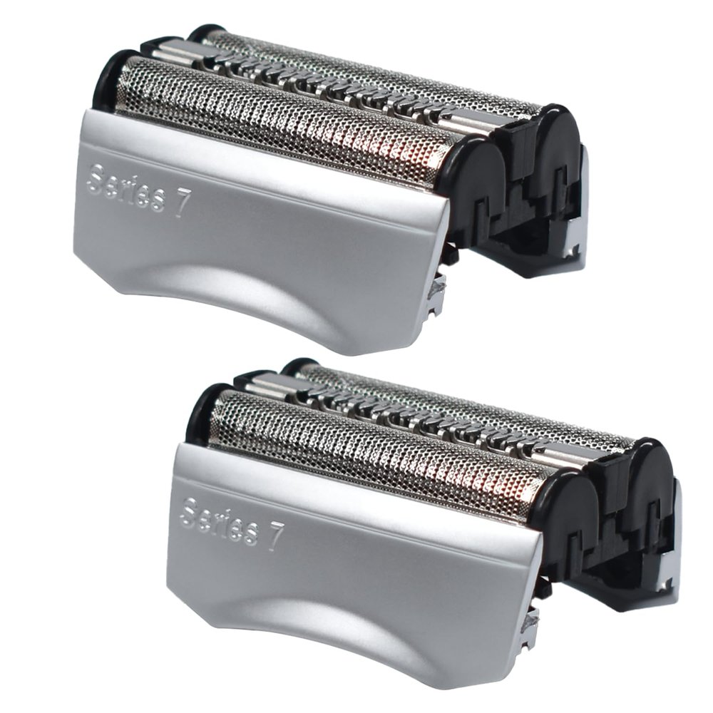 Braun Series 7 Electric Shaver Foil Replacement Heads - 2 Pack Compatible with 720cc, 730cc, 735s, 750cc, 760cc, 790cc, 795cc Shavers